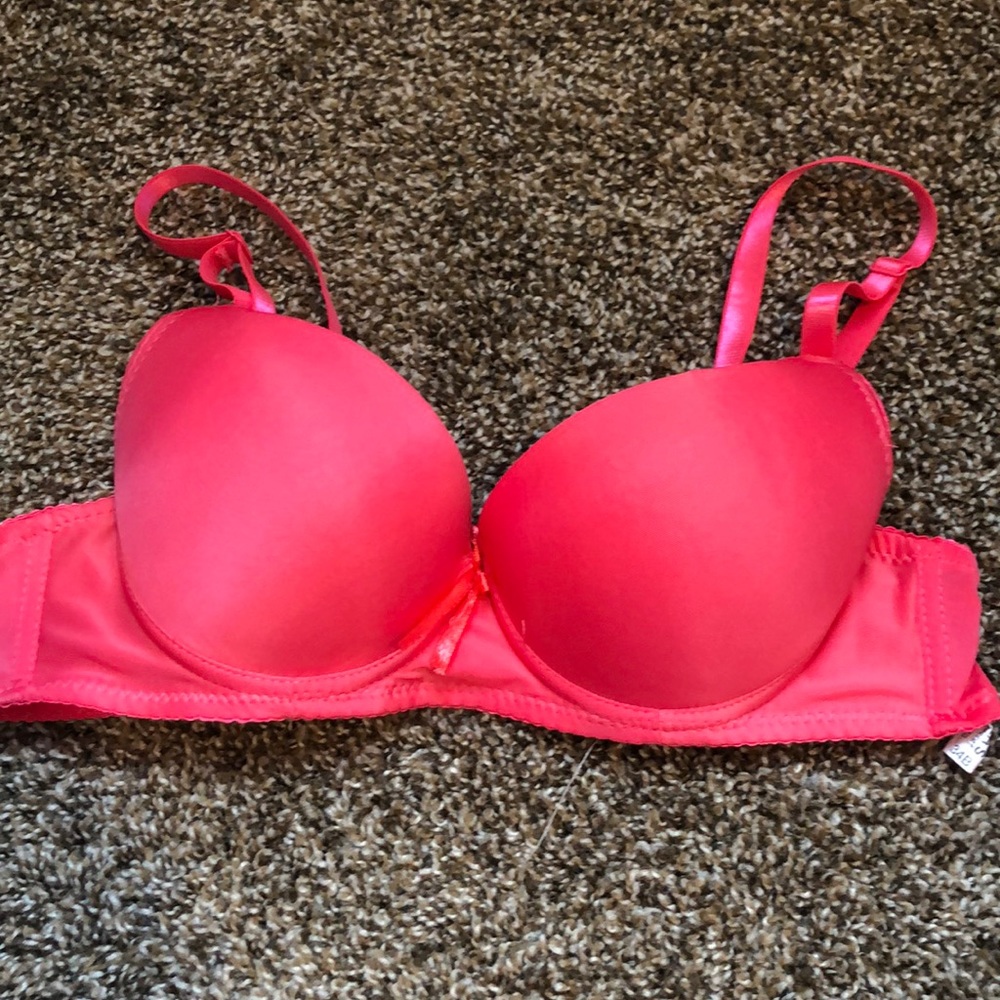 Pink bra